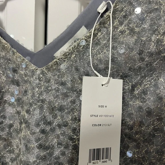 NWT Vince Sequined Midi-Dress (Size M)